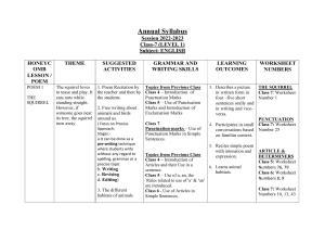Edudel Class 7 (L-1) English Syllabus