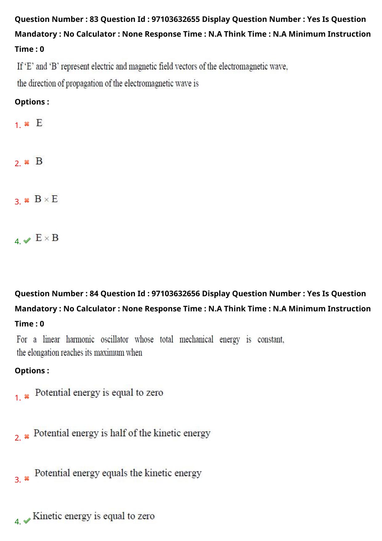 AP RCET 2024 Physics Question Paper (03-05-2024 (Friday) Session-II) - Page 50