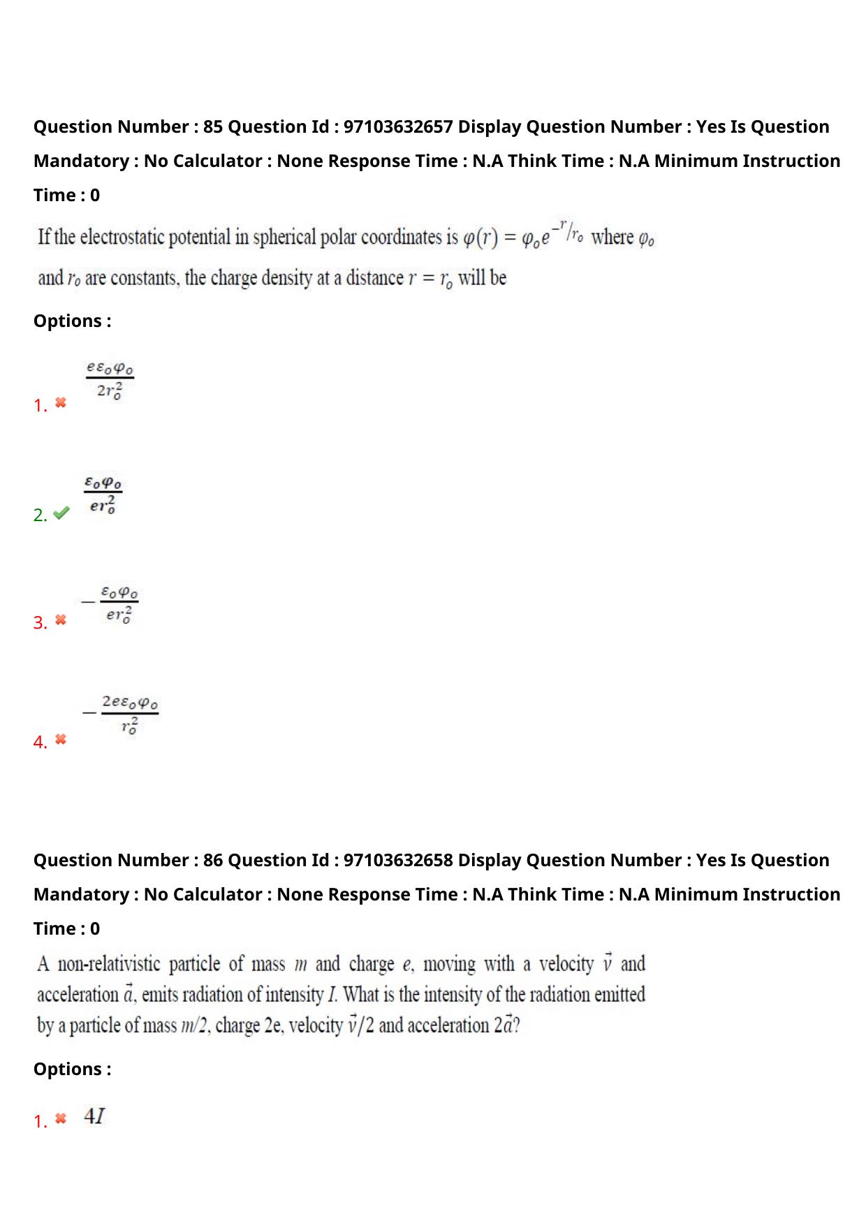 AP RCET 2024 Physics Question Paper (03-05-2024 (Friday) Session-II) - Page 51