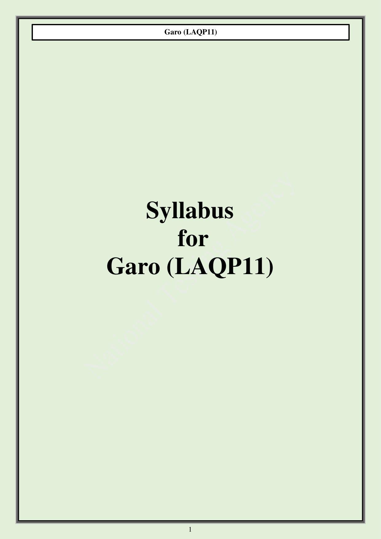 CUET PG Languages Syllabus - Page 23