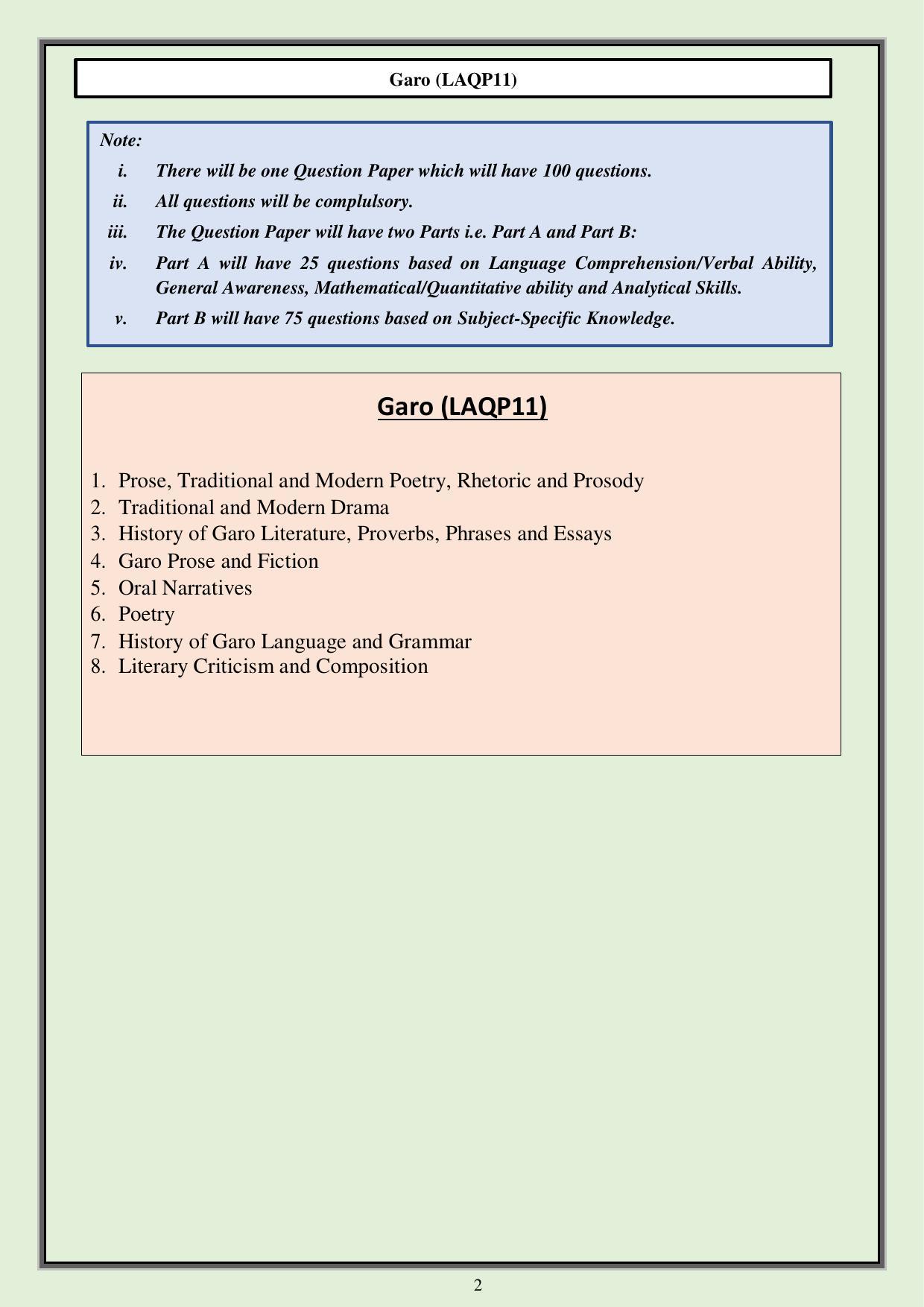 CUET PG Languages Syllabus - Page 24