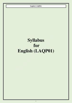 CUET PG Languages Syllabus