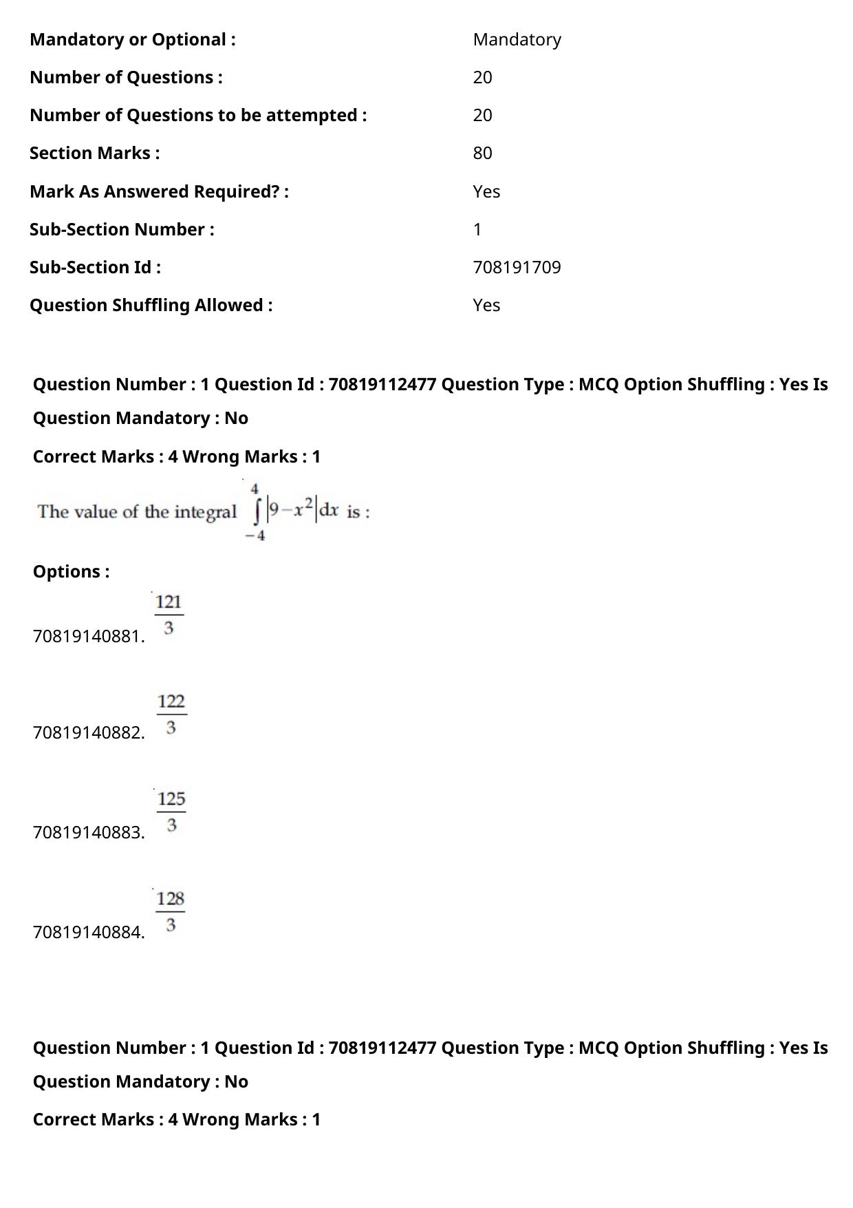 JEE Mains 2021: B Planning Punjabi (Shift 2) 23-02-2021 Question Paper - Page 2