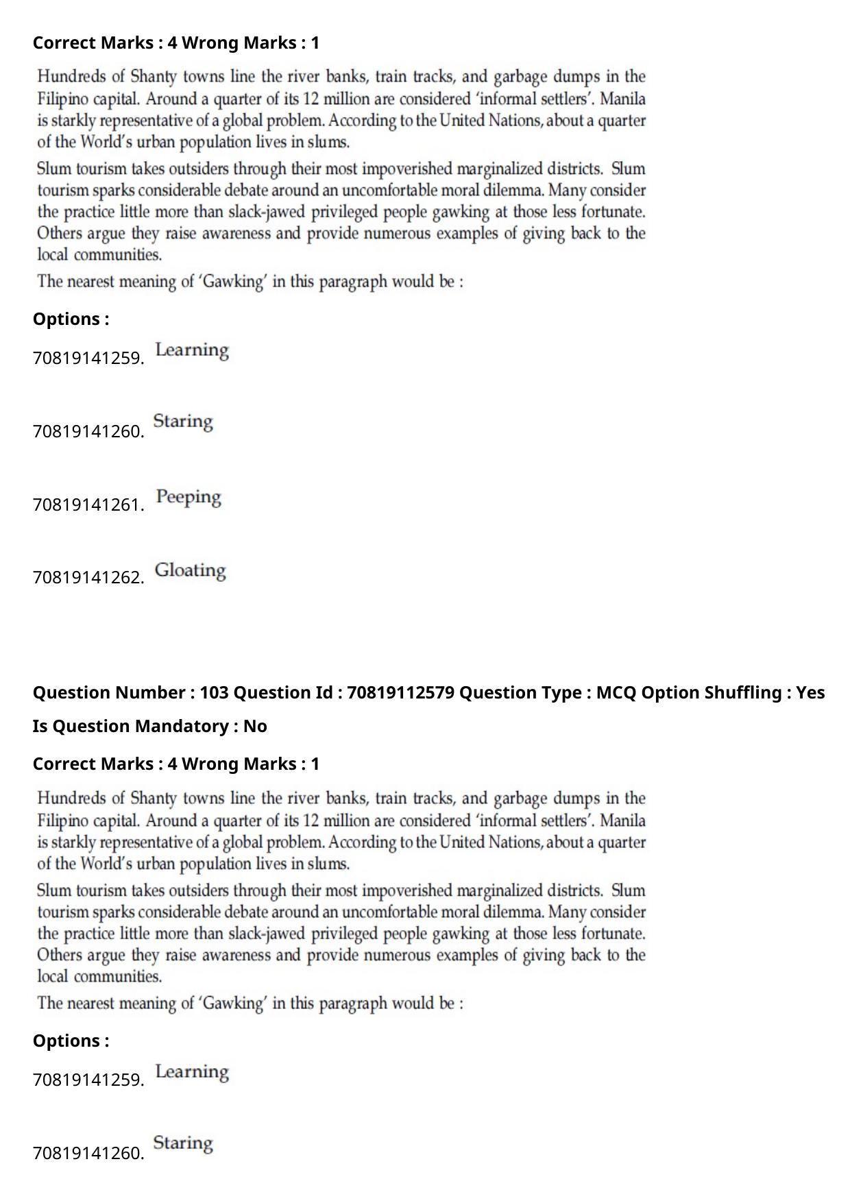 JEE Mains 2021: B Planning Punjabi (Shift 2) 23-02-2021 Question Paper - Page 140