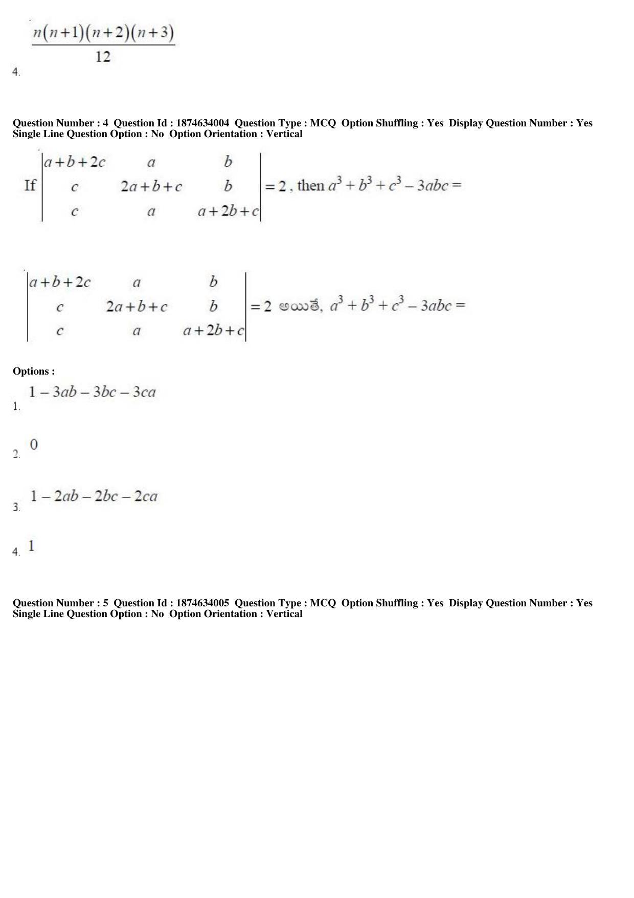 AP EAPCET 2019 - 21 April 2019 Forenoon - Master Engineering Question Paper With Preliminary Keys - Page 3