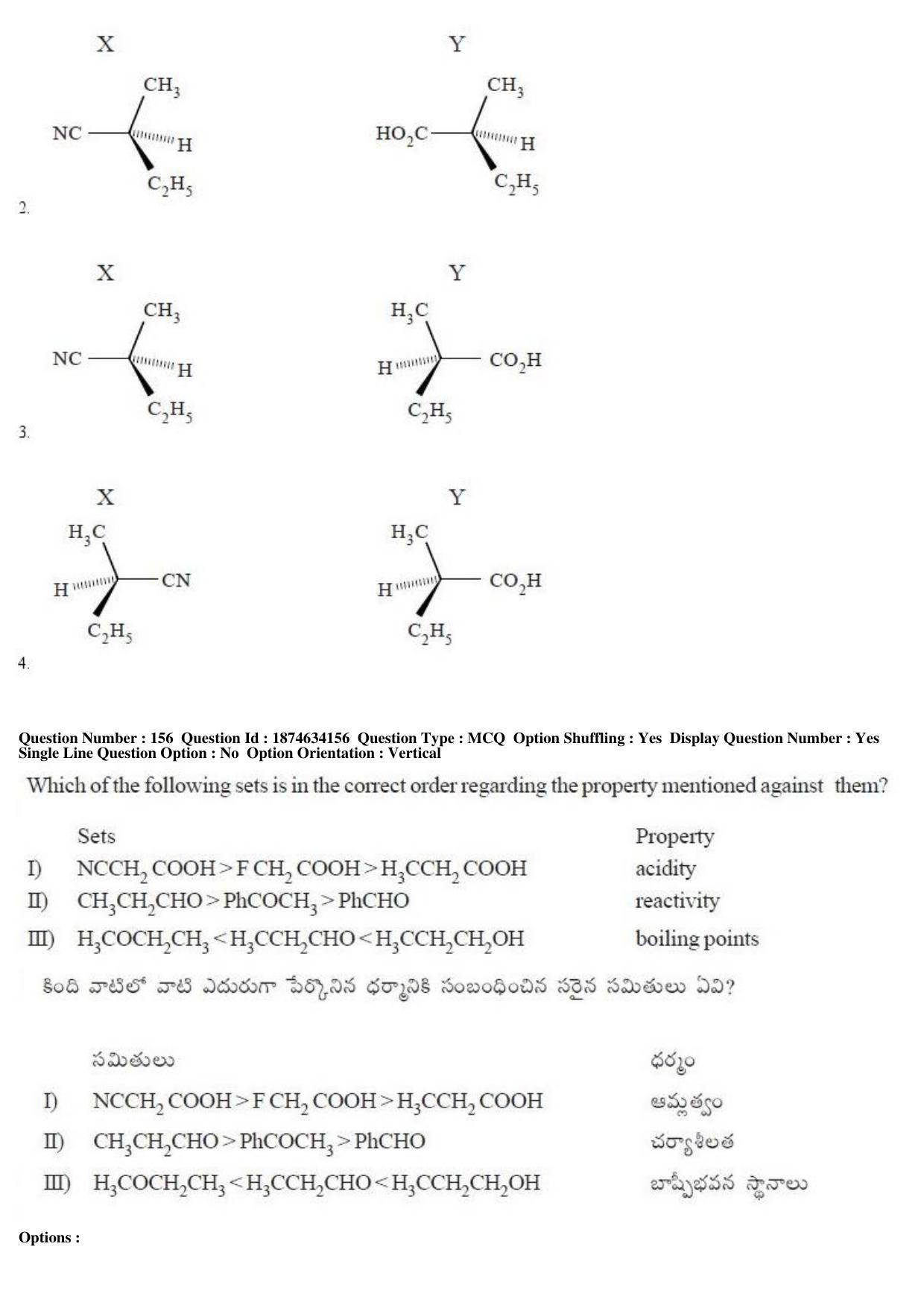 AP EAPCET 2019 - 21 April 2019 Forenoon - Master Engineering Question Paper With Preliminary Keys - Page 98