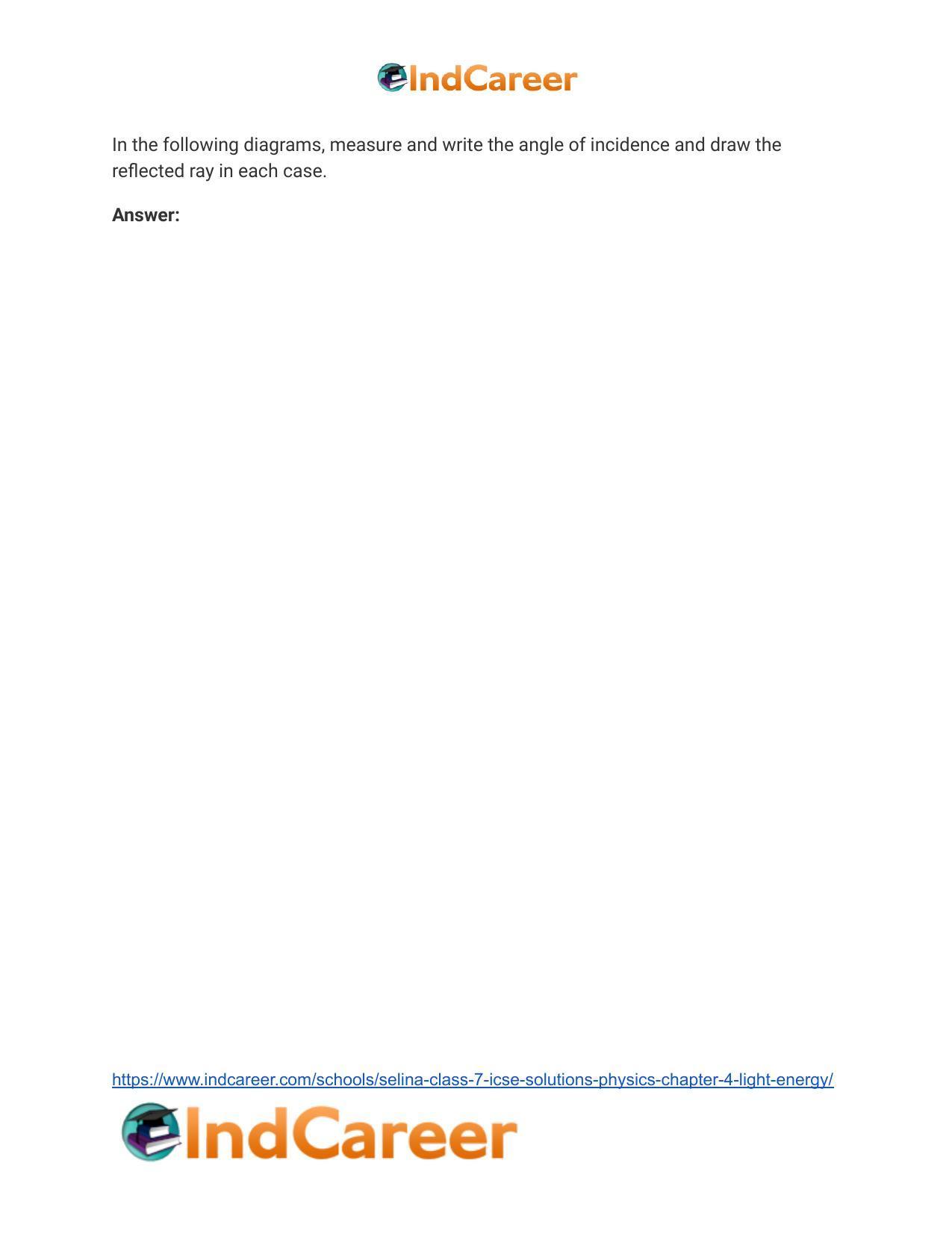 Selina Class 7 ICSE Solutions Physics : Chapter 4- Light Energy - Page 12