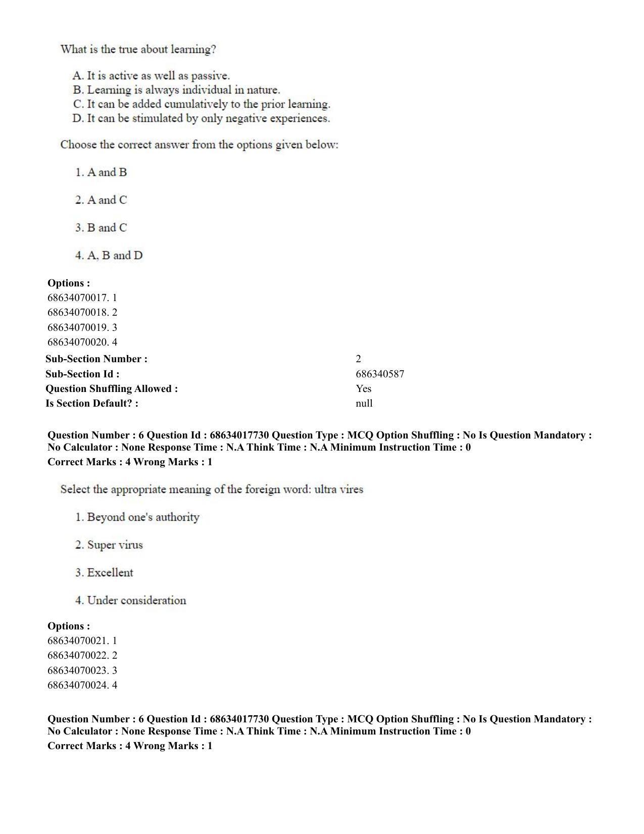 CUET PG 2023: COQP02 – Applied Geography and Geoinformatics(ENG) - Shift 3 (13-06-2023) Question Paper - Page 9