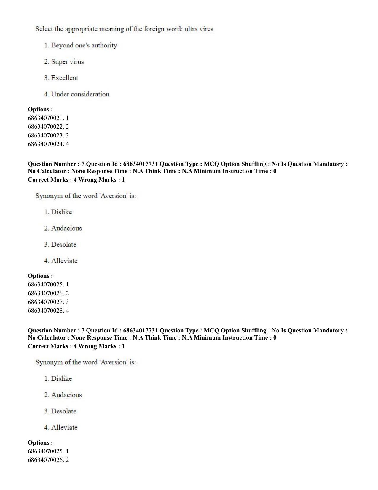 CUET PG 2023: COQP02 – Applied Geography and Geoinformatics(ENG) - Shift 3 (13-06-2023) Question Paper - Page 10