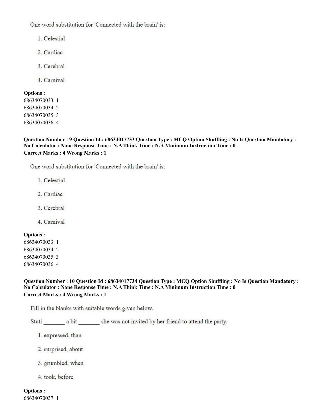CUET PG 2023: COQP02 – Applied Geography and Geoinformatics(ENG) - Shift 3 (13-06-2023) Question Paper - Page 12