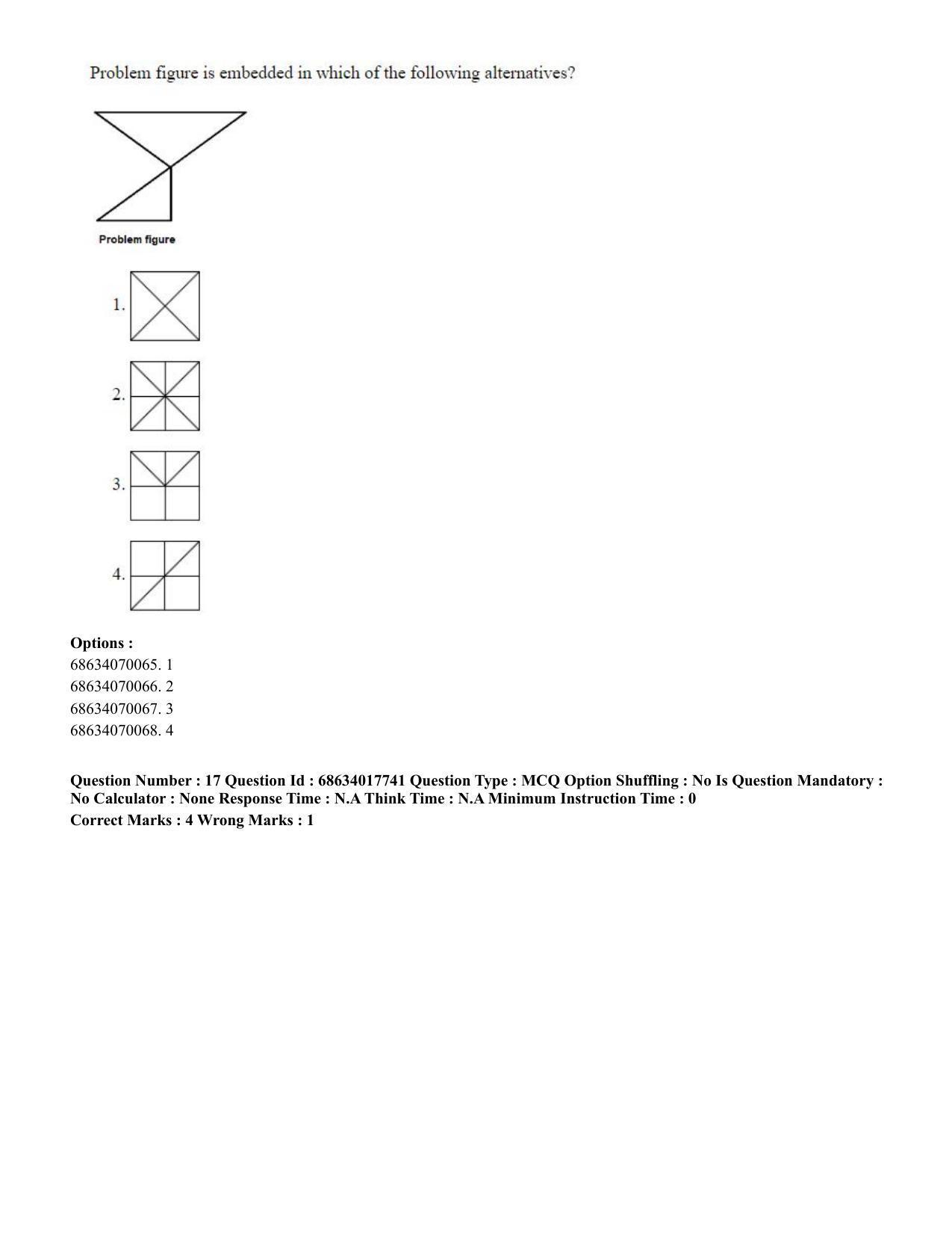 CUET PG 2023: COQP02 – Applied Geography and Geoinformatics(ENG) - Shift 3 (13-06-2023) Question Paper - Page 19