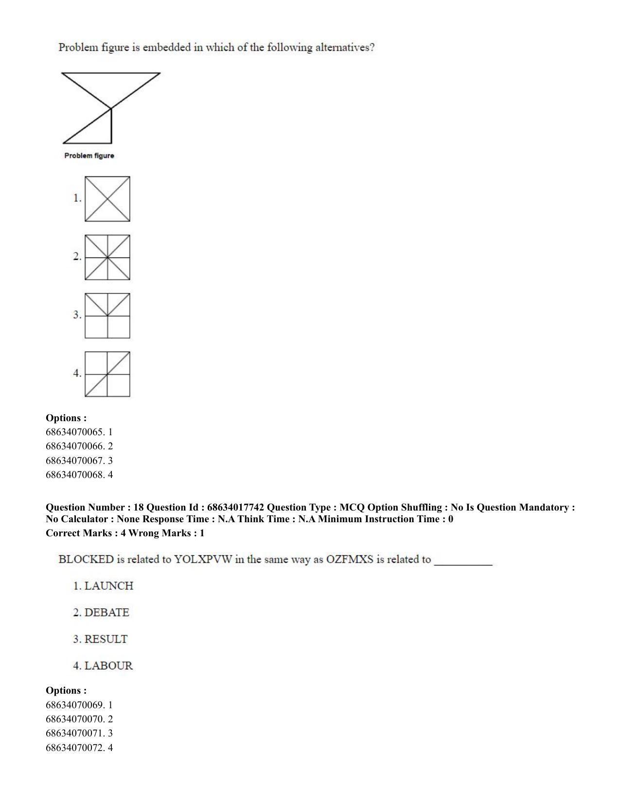 CUET PG 2023: COQP02 – Applied Geography and Geoinformatics(ENG) - Shift 3 (13-06-2023) Question Paper - Page 20