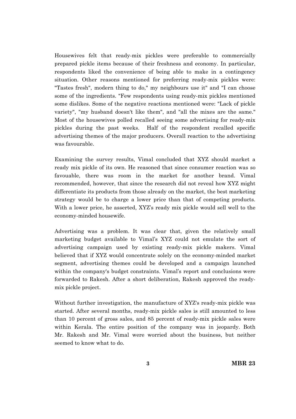 TANCET 2023 MBA Question Paper - Page 4