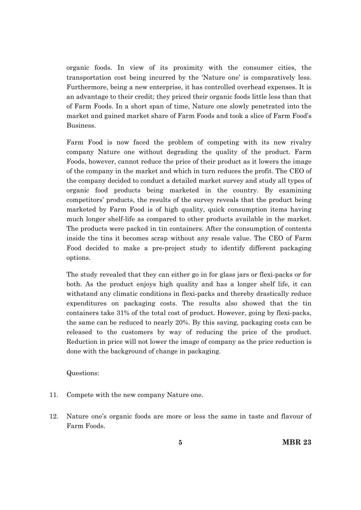 TANCET 2023 MBA Question Paper - Page 6