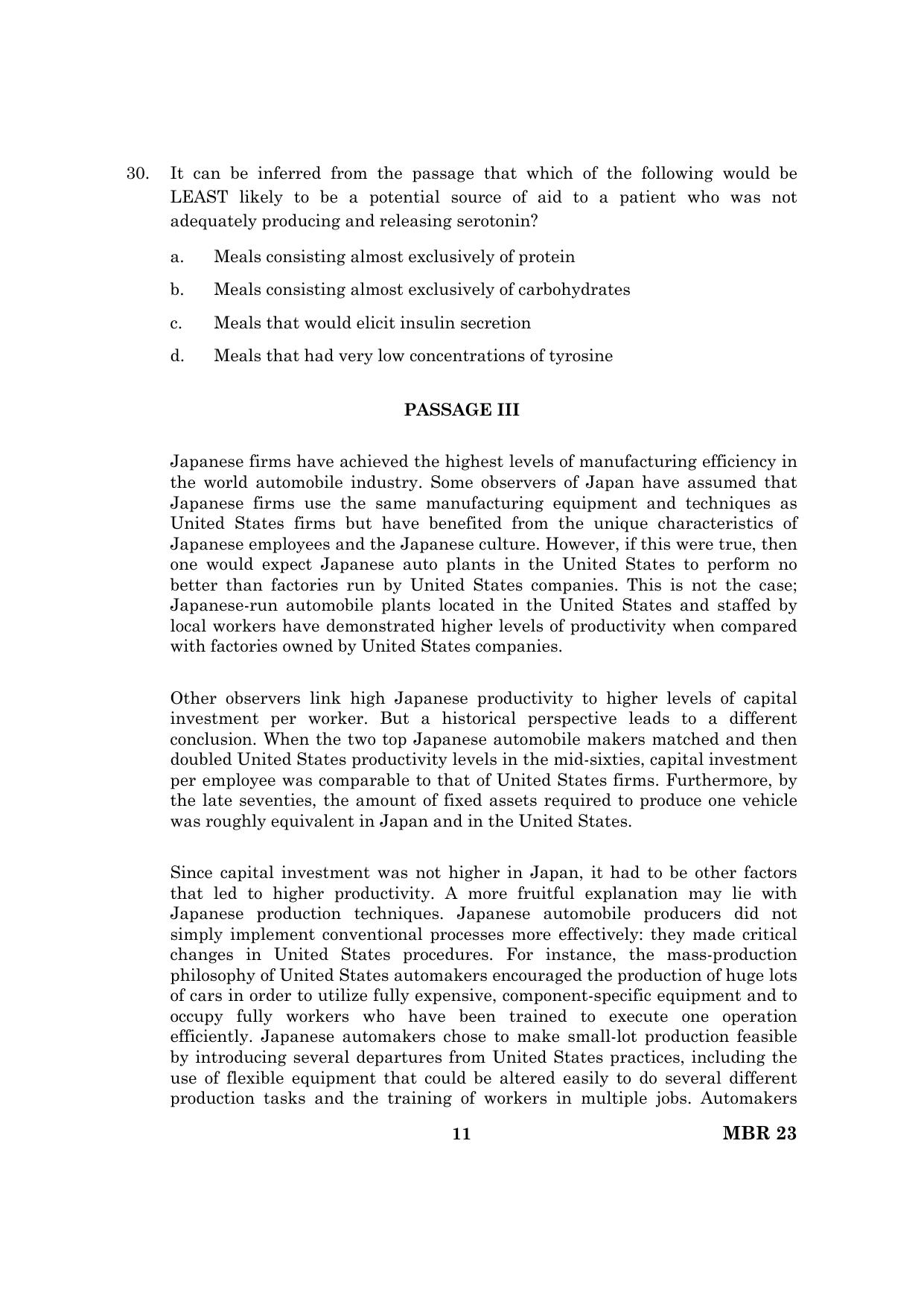 TANCET 2023 MBA Question Paper - Page 12
