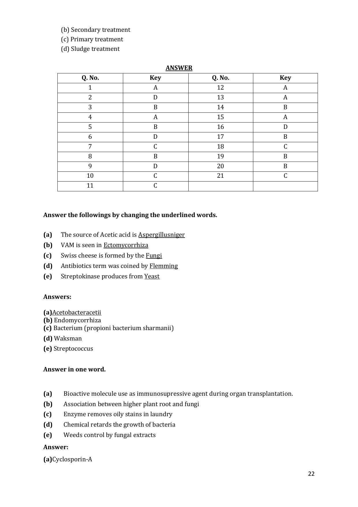 CHSE Odisha Class 12 Botany (1ST PHASE) Question Bank - Page 22