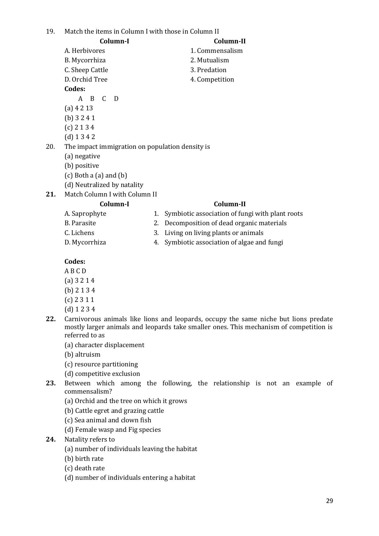 CHSE Odisha Class 12 Botany (1ST PHASE) Question Bank - Page 29