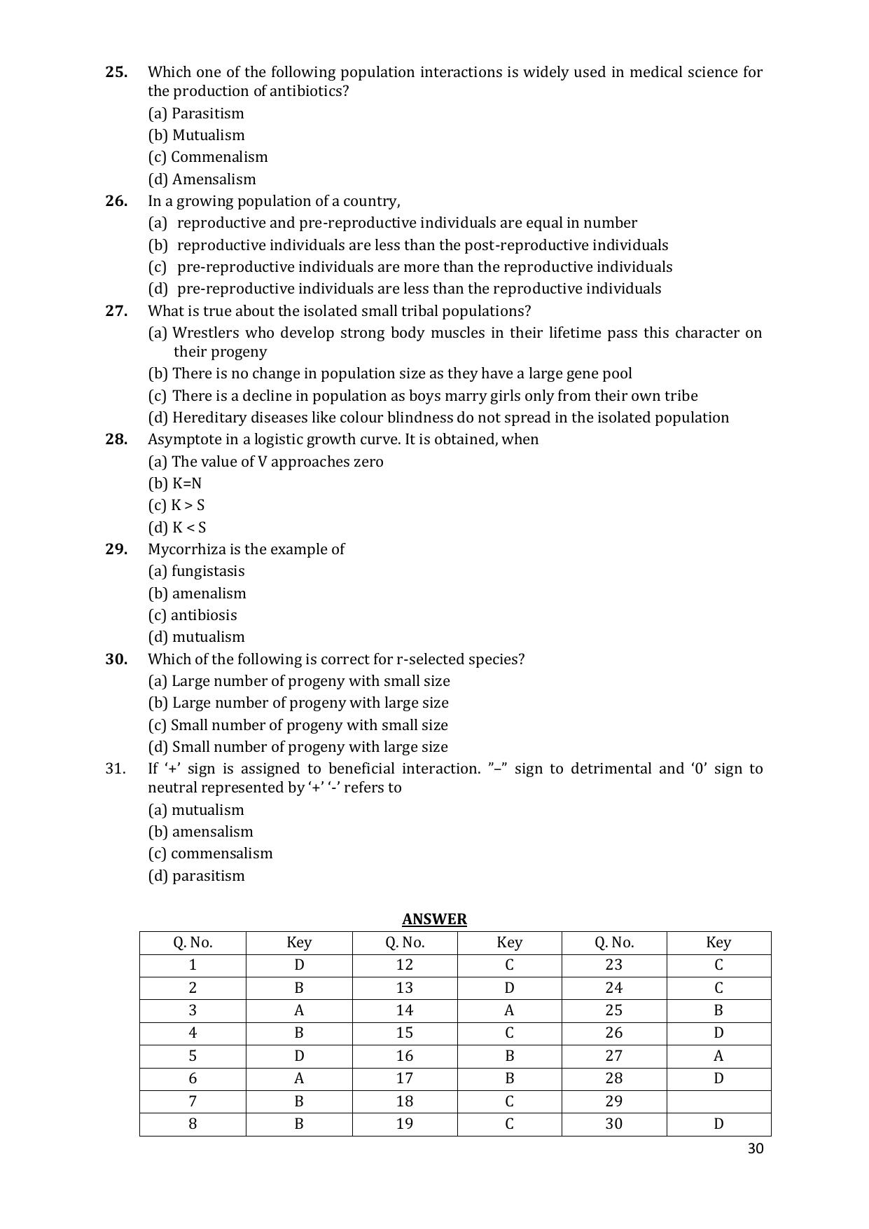 CHSE Odisha Class 12 Botany (1ST PHASE) Question Bank - Page 30