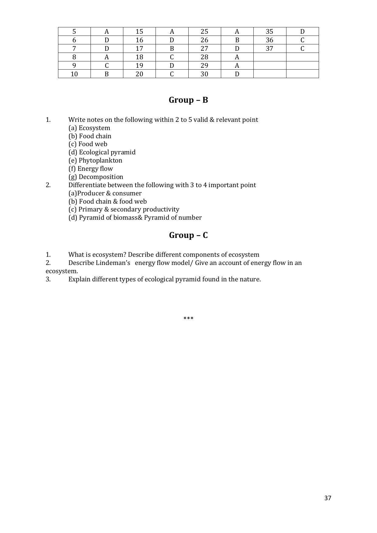 CHSE Odisha Class 12 Botany (1ST PHASE) Question Bank - Page 37