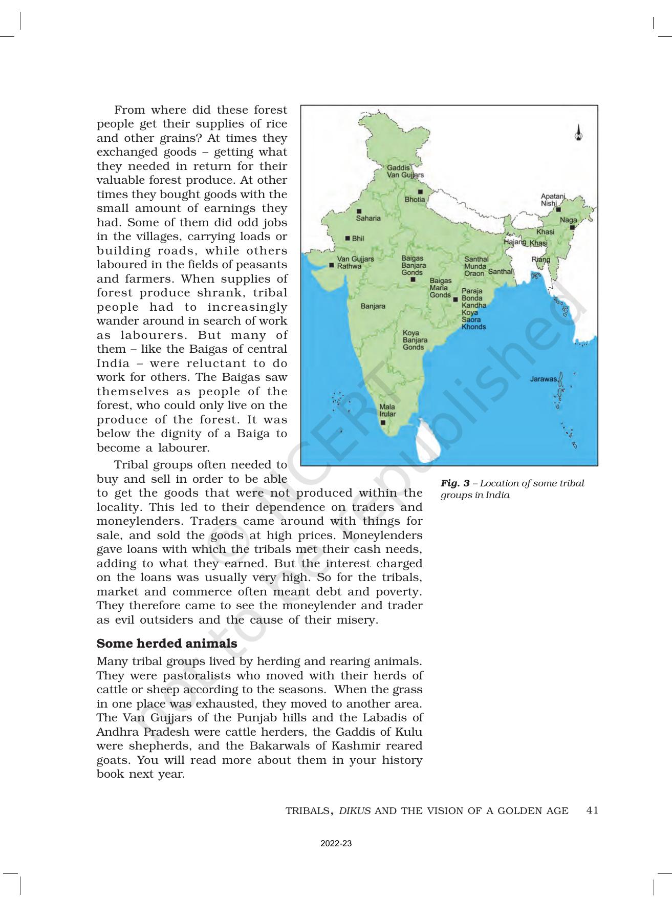 NCERT Book for Class 8 History Chapter 4 Tribals, Dikus and the Vision of a Golden Age - Page 3