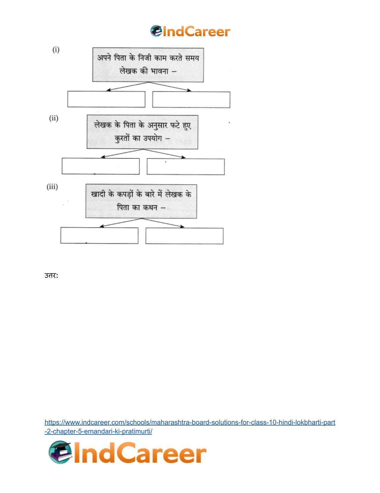 Maharashtra Board Solutions for Class 10- Hindi Lokbharti (Part 2): Chapter 5- ईमानदारी की प्रतिमूर्ति - Page 19