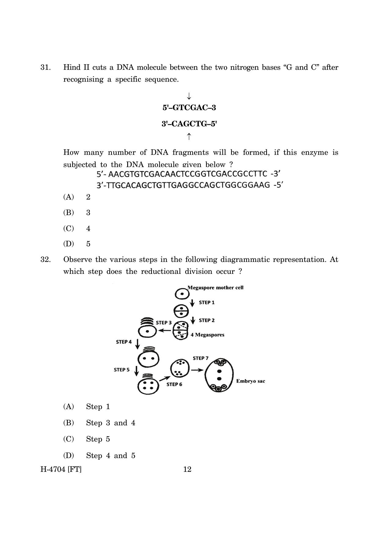 Goa Board Class 12 Biology (November 2022) Question Paper - Page 12