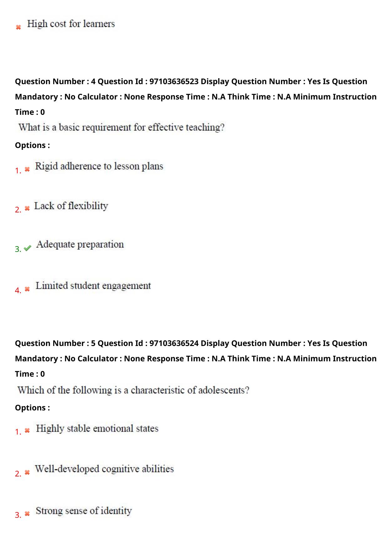 AP RCET 2024 Rural Development Question Paper (04-05-2024 (Saturday) Session-I) - Page 4