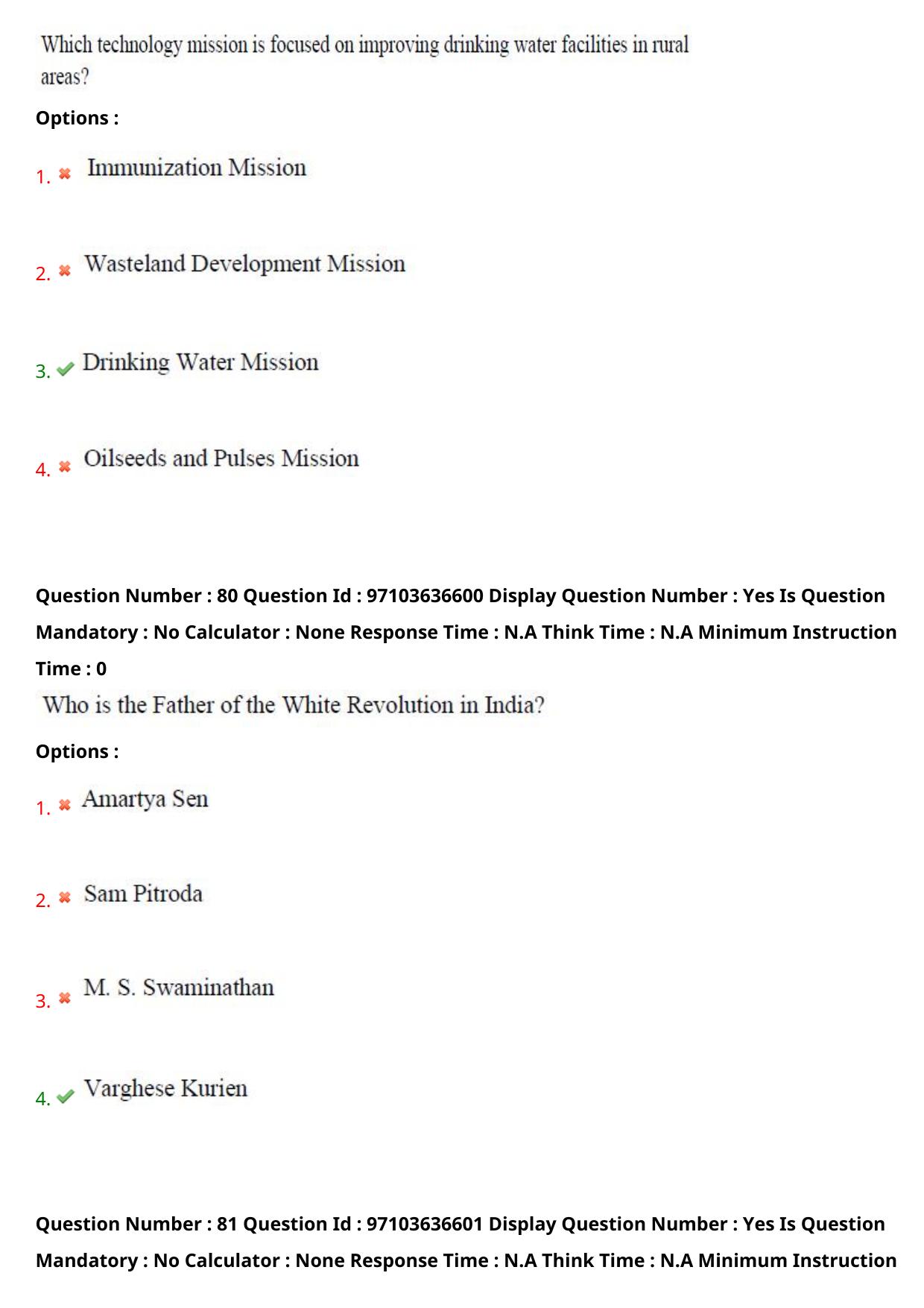 AP RCET 2024 Rural Development Question Paper (04-05-2024 (Saturday) Session-I) - Page 48