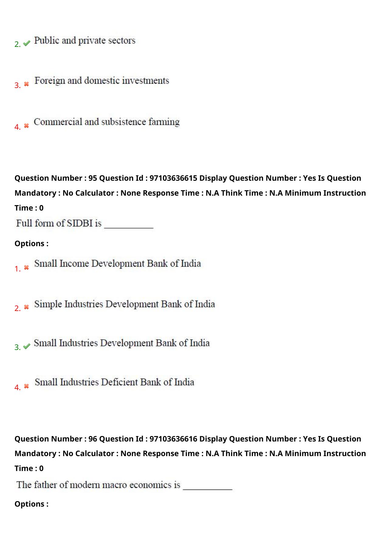 AP RCET 2024 Rural Development Question Paper (04-05-2024 (Saturday) Session-I) - Page 56