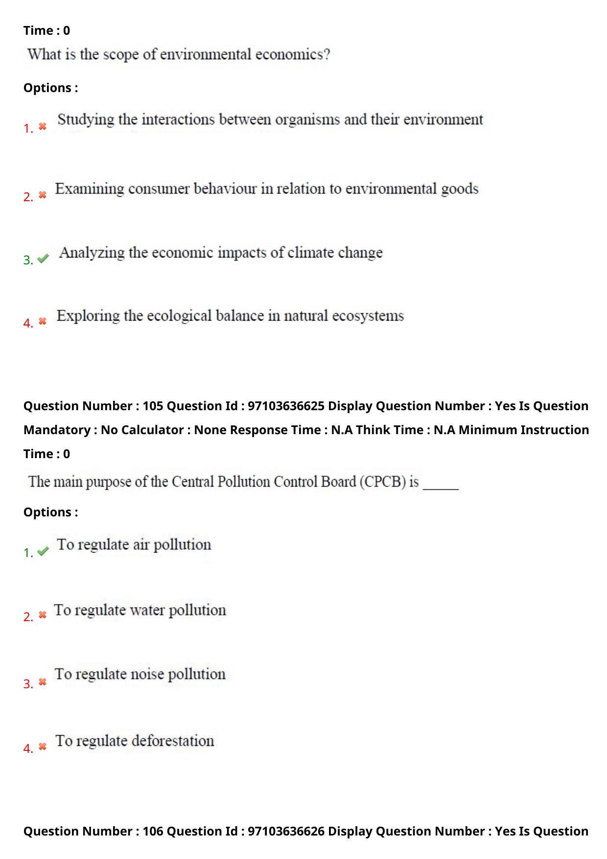 AP RCET 2024 Rural Development Question Paper (04-05-2024 (Saturday) Session-I) - Page 61