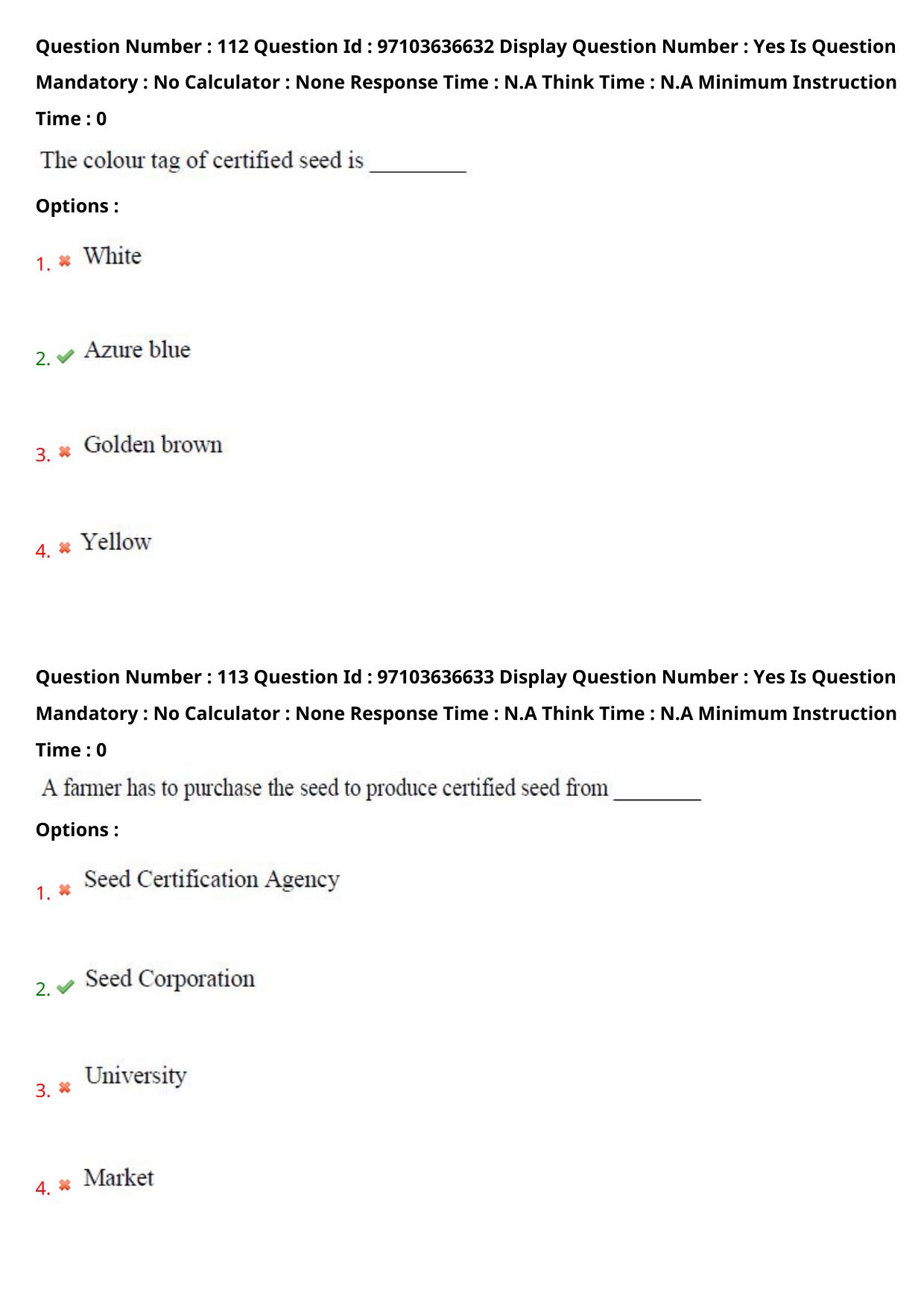 AP RCET 2024 Rural Development Question Paper (04-05-2024 (Saturday) Session-I) - Page 65