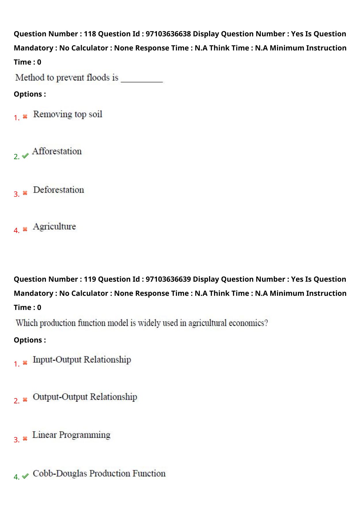 AP RCET 2024 Rural Development Question Paper (04-05-2024 (Saturday) Session-I) - Page 68