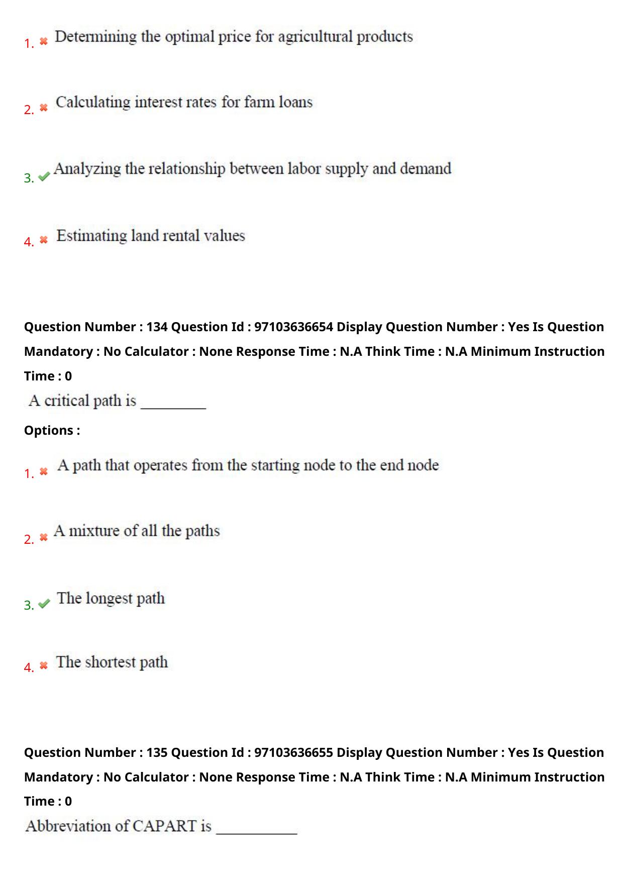 AP RCET 2024 Rural Development Question Paper (04-05-2024 (Saturday) Session-I) - Page 76
