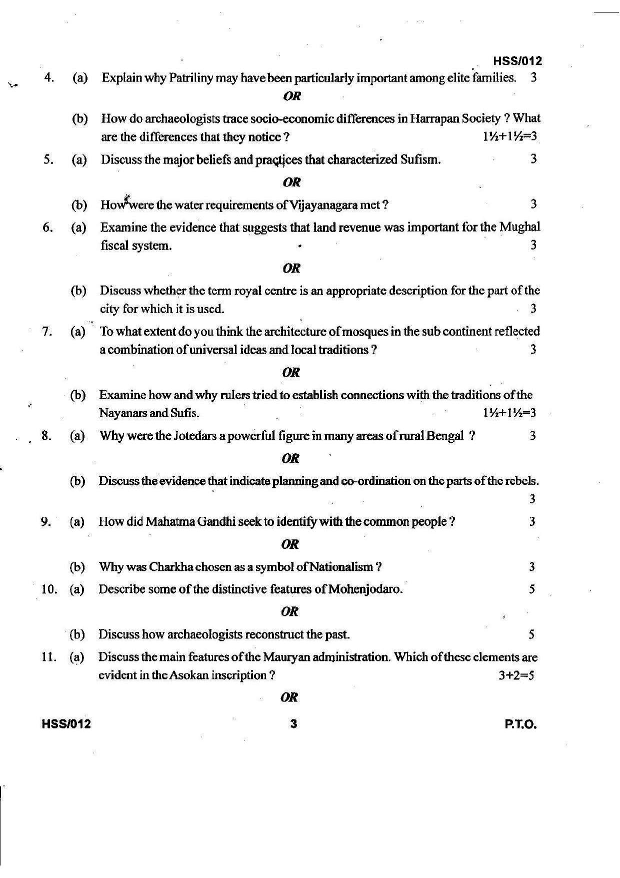 MBSE HSSLC 2021 Arts Question Paper - Page 21