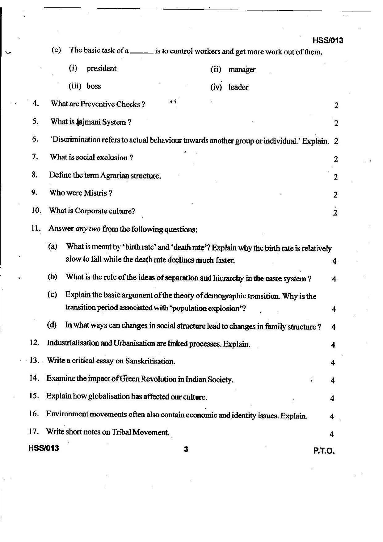 MBSE HSSLC 2021 Arts Question Paper - Page 54