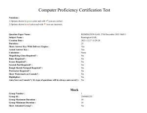 MP CPCT 27 December 2021 Question Paper Hindi Typing Shift 1