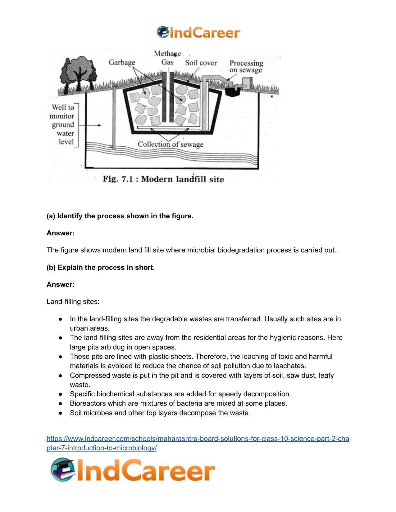 Maharashtra Board Solutions for Class 10- Science (Part 2): Chapter 7- Introduction to Microbiology - Page 34