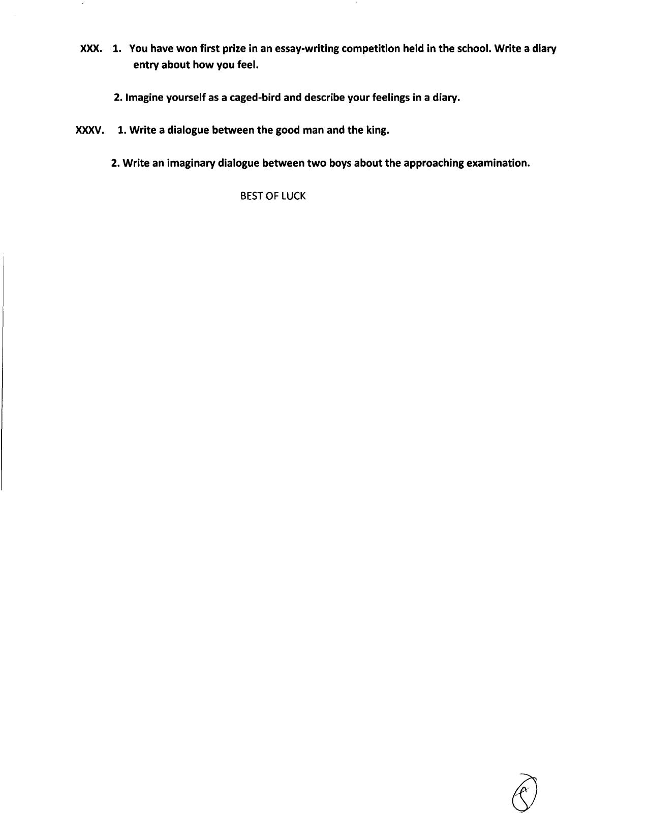 CBSE Worksheets for Class 6 English Assignment 7 - Page 8