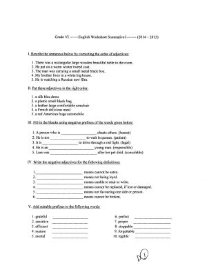 CBSE Worksheets for Class 6 English Assignment 7