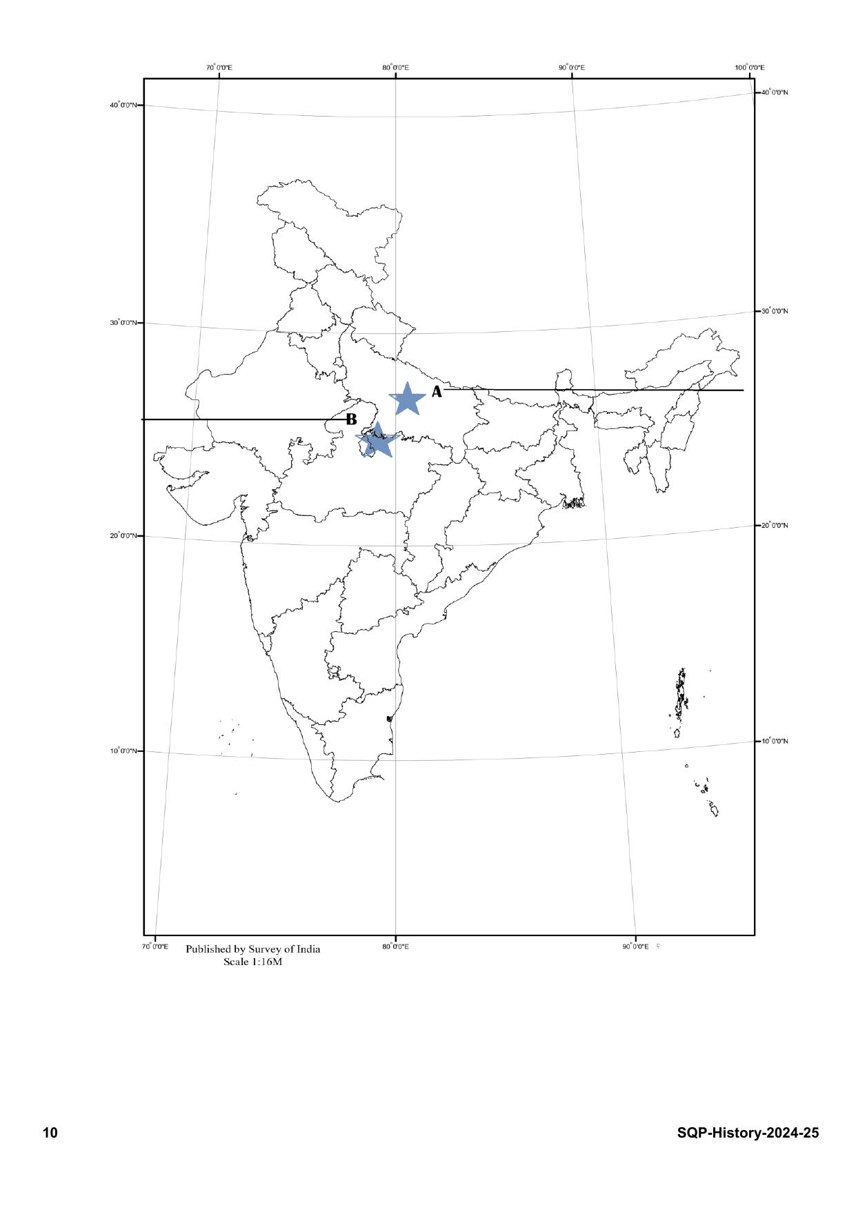 CBSE Class 12 History Sample Question Paper 2024-25 - Page 10