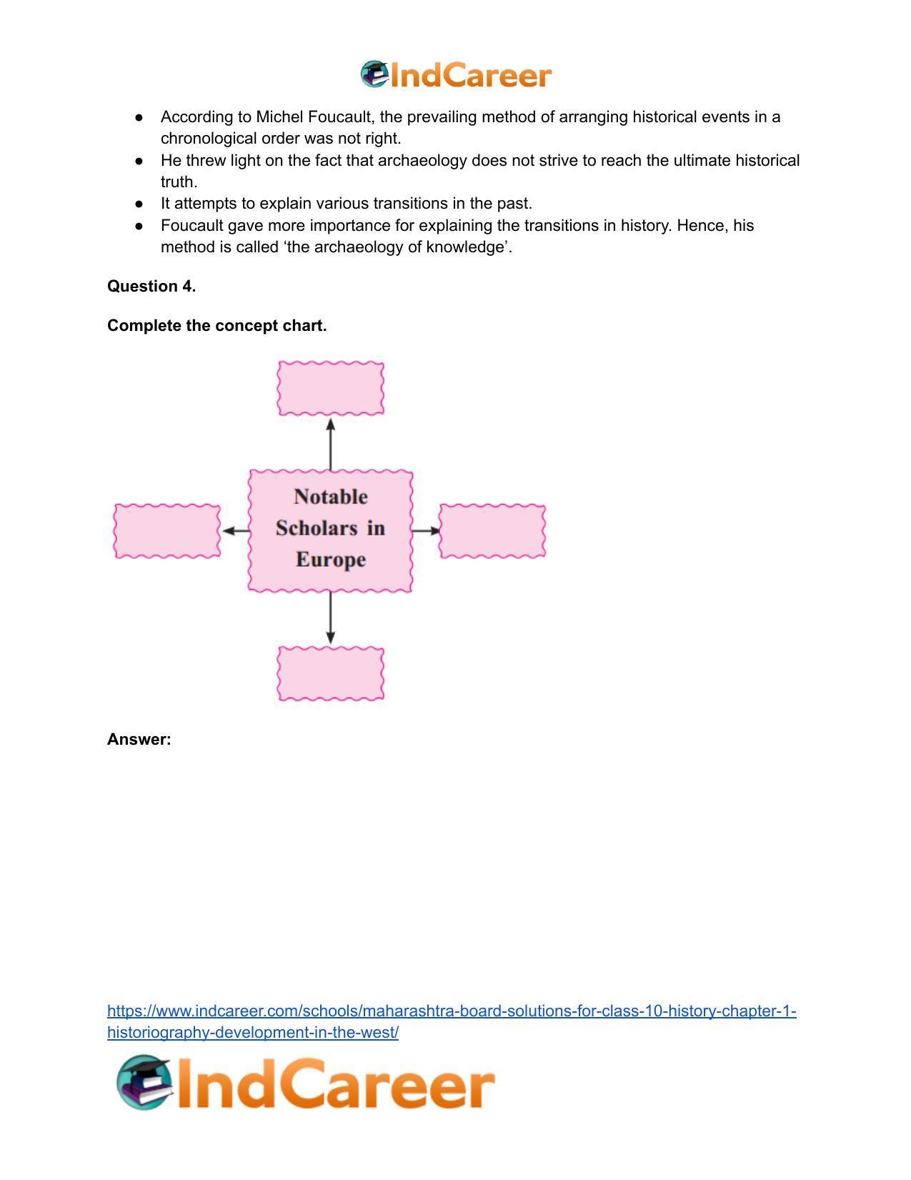 Maharashtra Board Solutions for Class 10- History: Chapter 1- Historiography Development in the West - Page 5