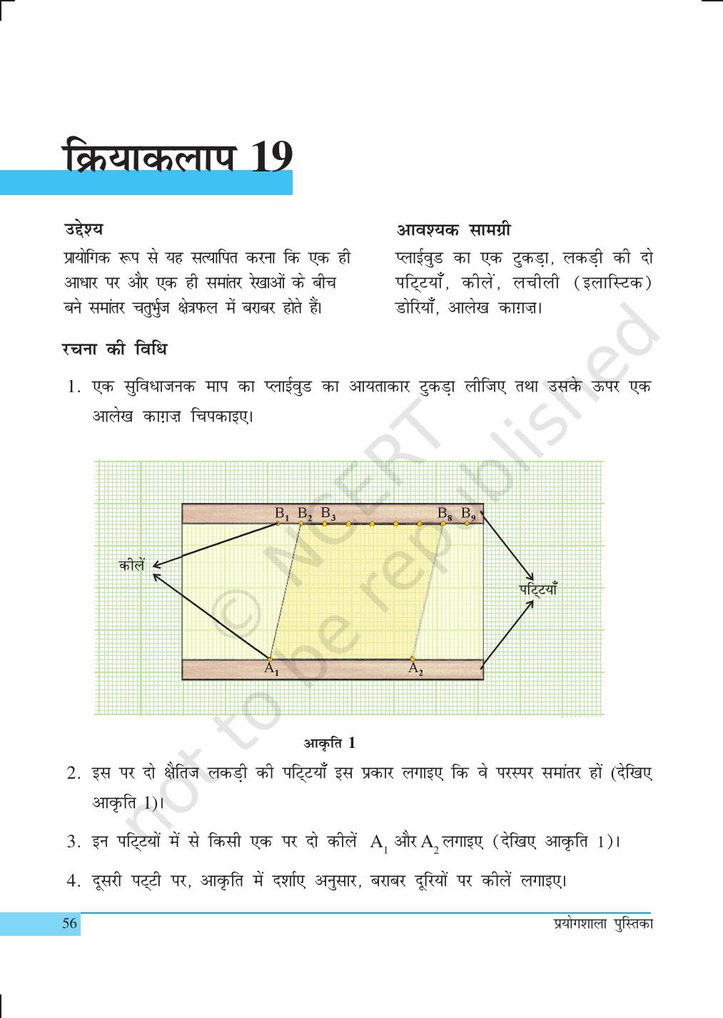 NCERT Laboratory Manuals for Class IX गणित - क्रियाकलाप (11 to 20) - Page 19