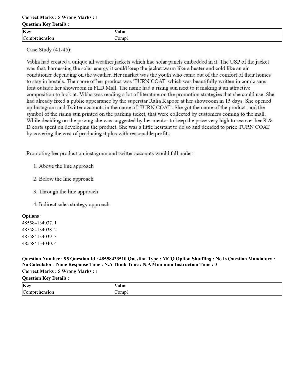 CUET 2023 English Punjabi Shift 1 Question Papers - 18 June 2023 - Page 85