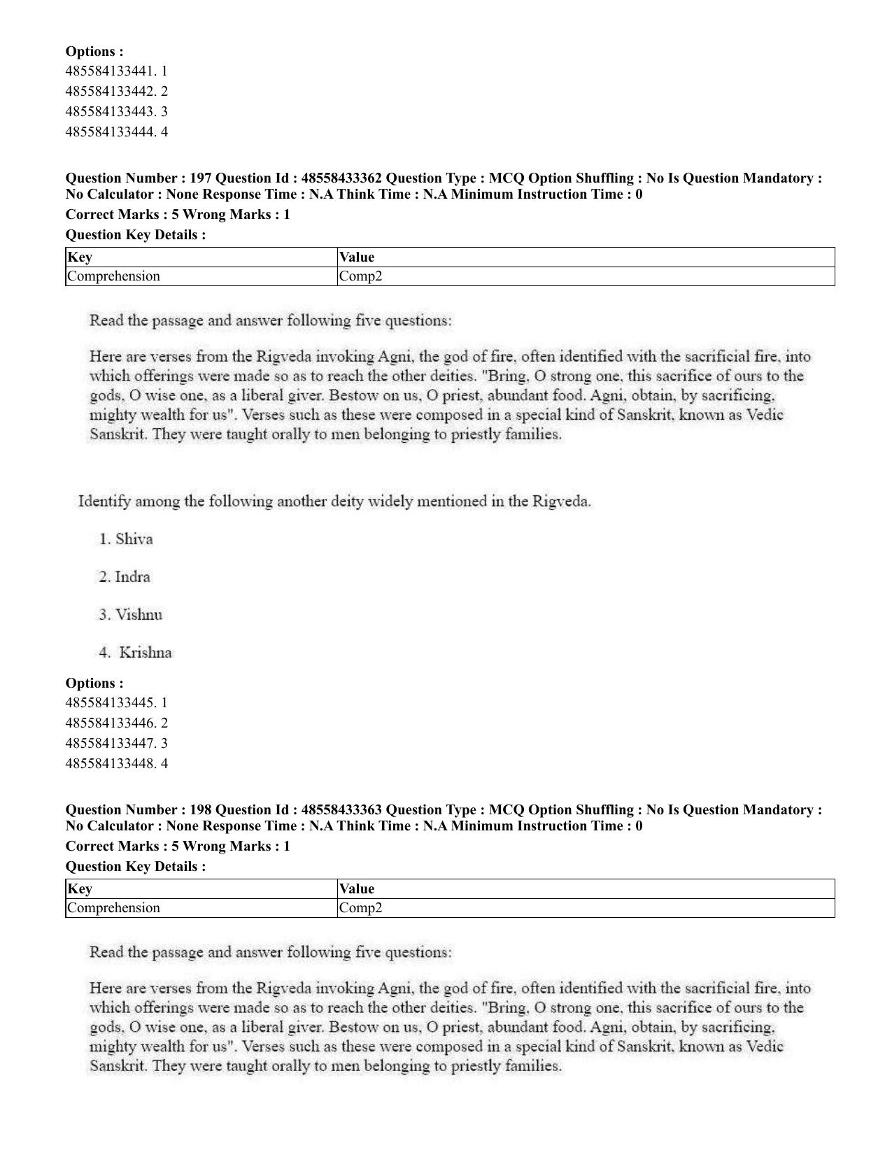 CUET 2023 English Punjabi Shift 1 Question Papers - 18 June 2023 - Page 154