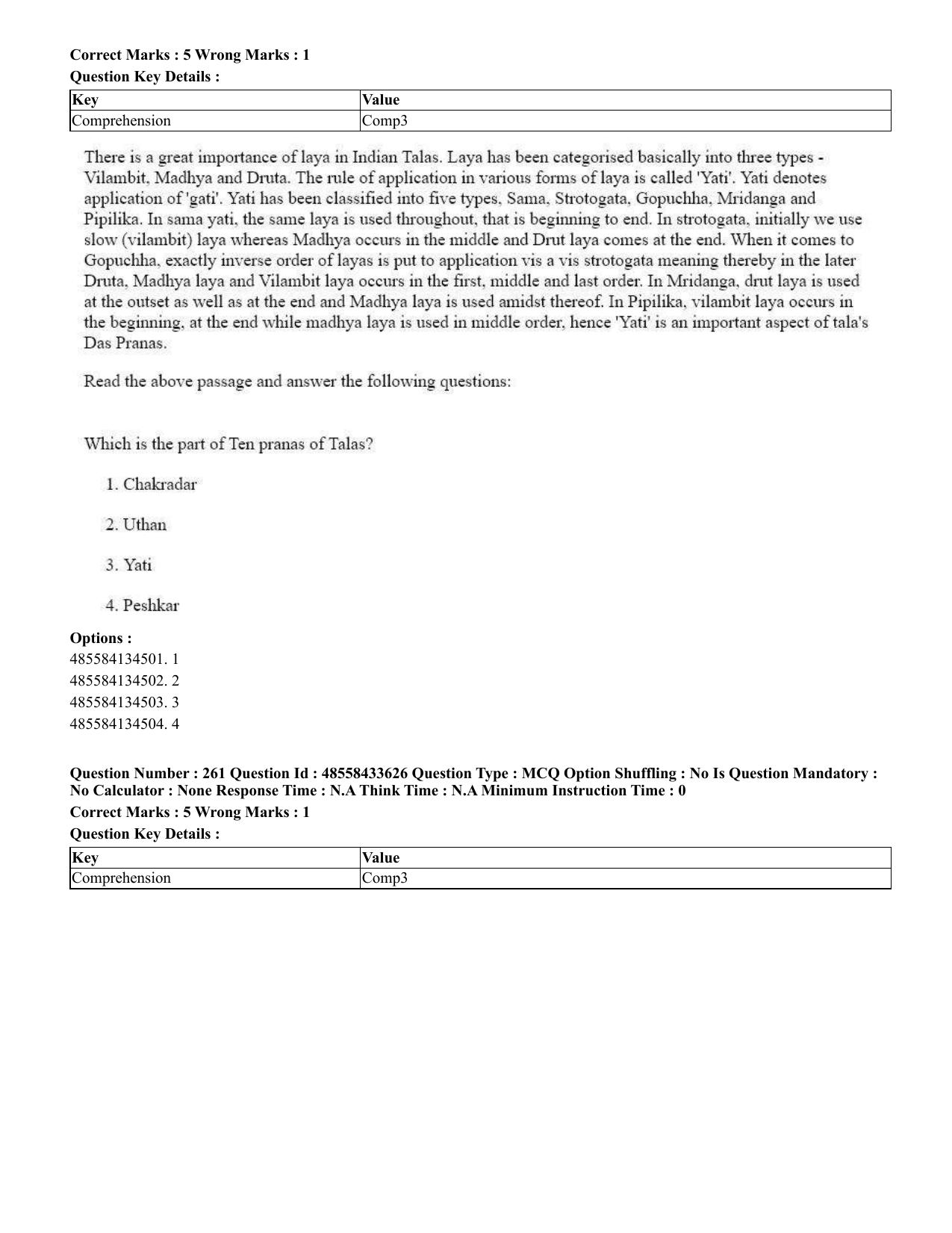 CUET 2023 English Punjabi Shift 1 Question Papers - 18 June 2023 - Page 226