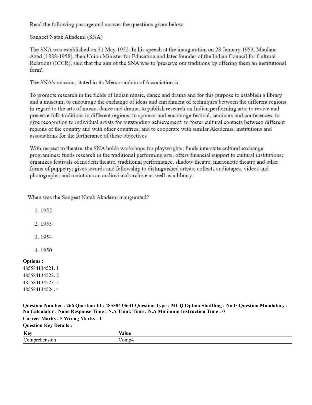 CUET 2023 English Punjabi Shift 1 Question Papers - 18 June 2023 - Page 234
