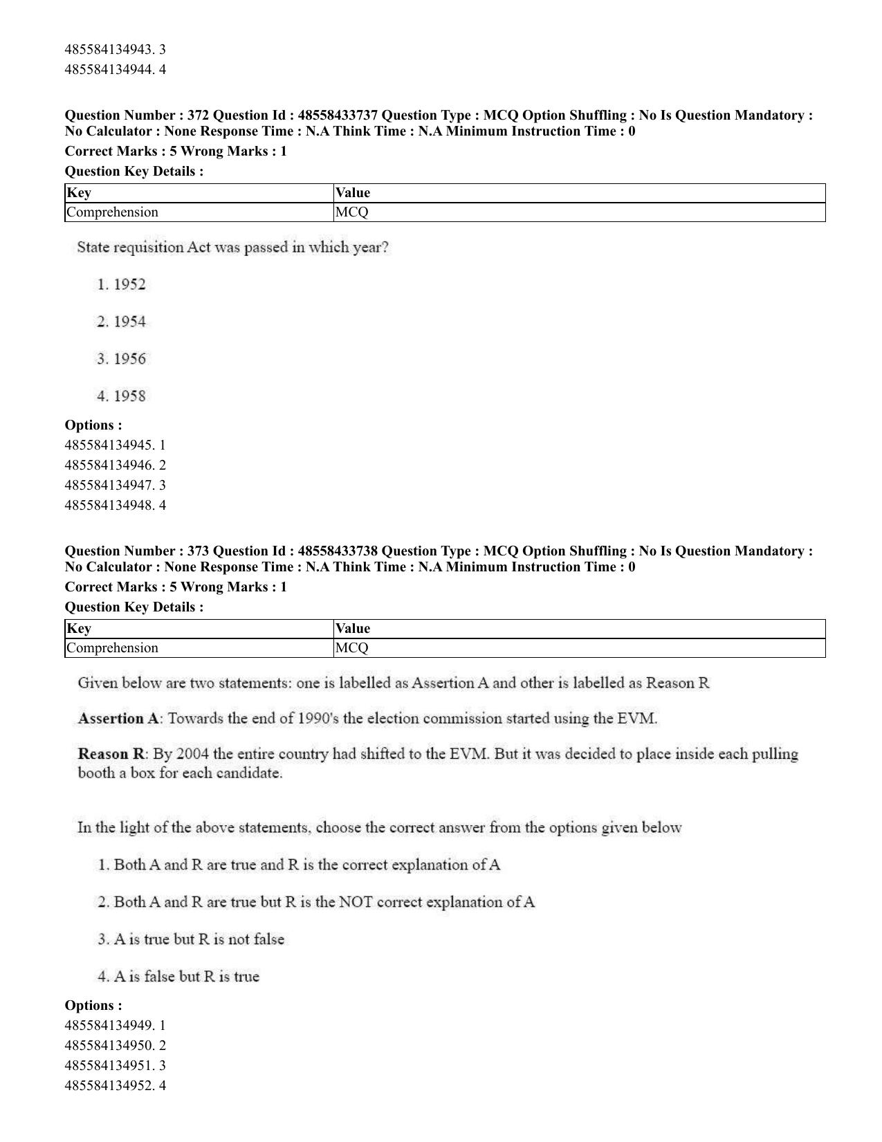 CUET 2023 English Punjabi Shift 1 Question Papers - 18 June 2023 - Page 355