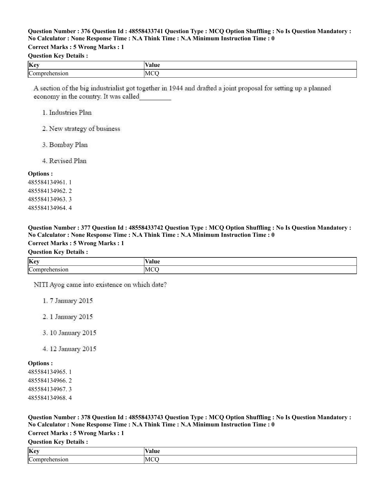 CUET 2023 English Punjabi Shift 1 Question Papers - 18 June 2023 - Page 357