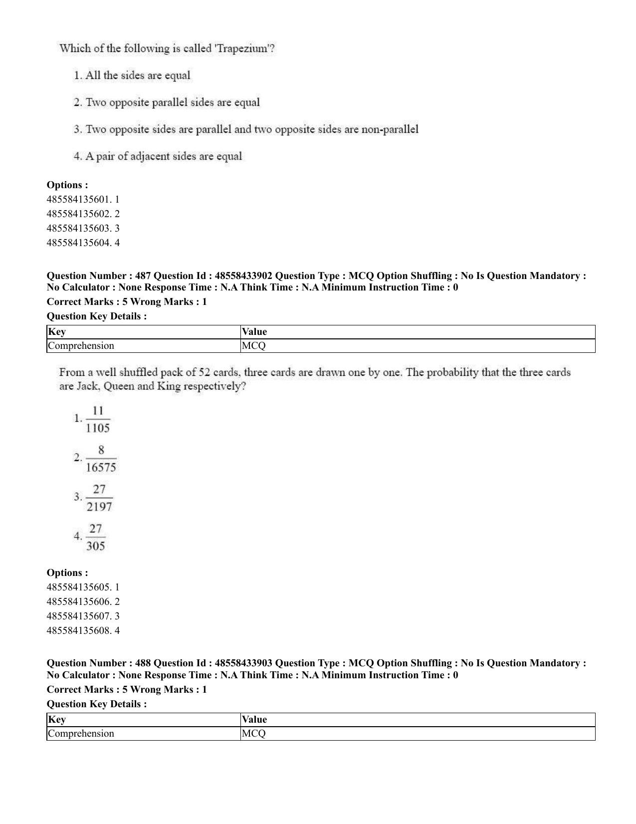 CUET 2023 English Punjabi Shift 1 Question Papers - 18 June 2023 - Page 420