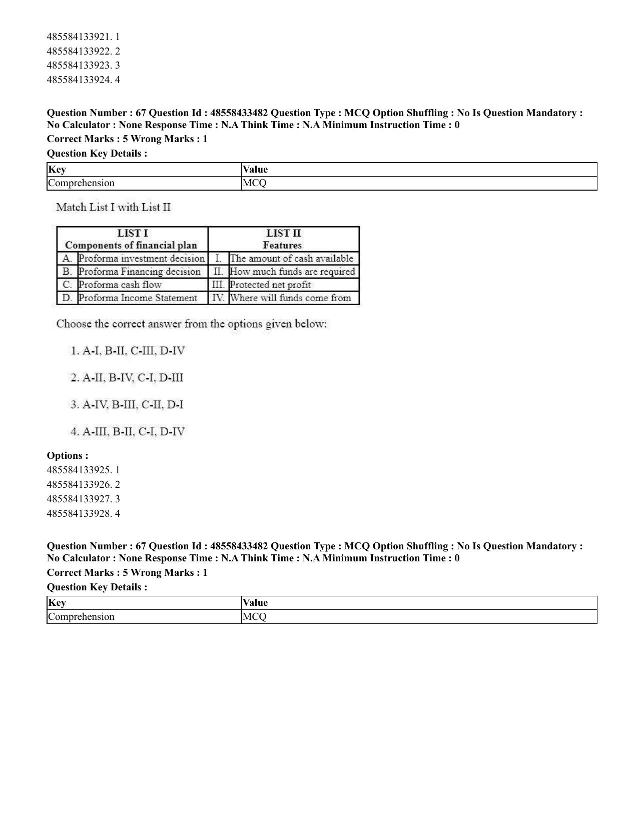 CUET 2023 English Tamil Shift 1 Question Papers - 18 June 2023 - Page 54